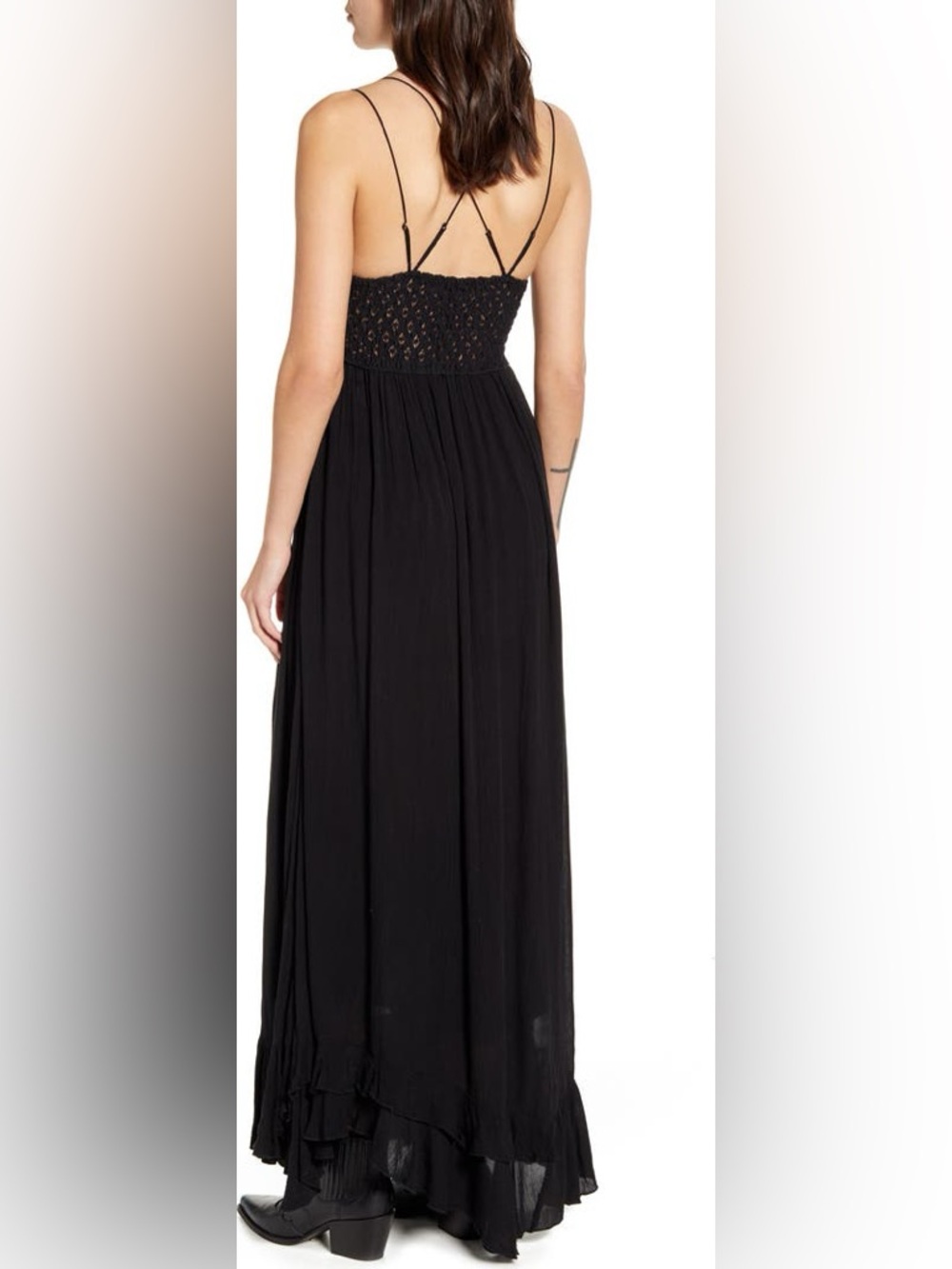 Free People Black Lace Bodice Maxi Dress - Picture 3 of 5